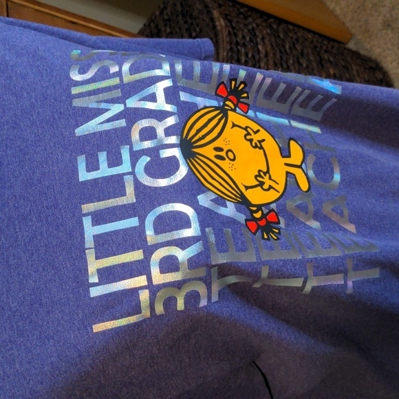 LITTLE MISS 3rd GRADE ESTY Teacher Cotton T-SHIRT 🤓 SZ L - Picture 3 of 9
